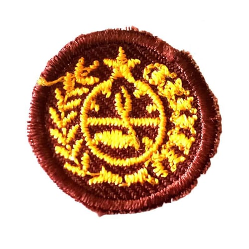 Badge Bordir Logo Tunas Kelapa Seragam Pramuka Putri