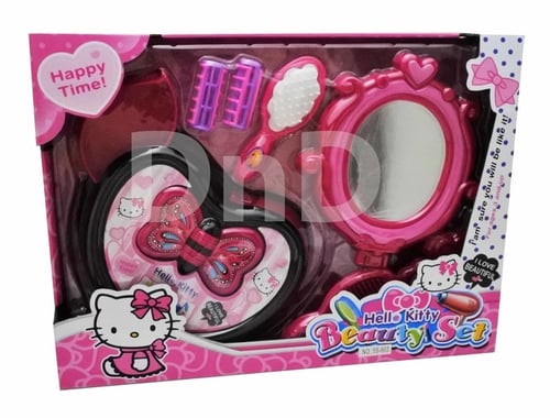 Hello Kitty Beauty Set Peralatan Rias Rambut Dresser - Kids Toys