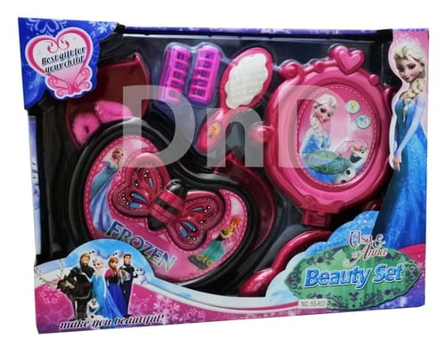 Frozen Beauty Set Alat Rias Make Up Playset Pink Dandan - Kids Toys