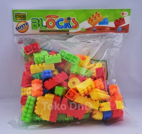 Funny Blocks Building Block Lego Blok Brick - Kids Toys
