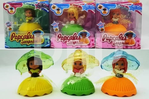 Popcakes Surprise Doll Boneka Lucu Perempuan Girl Pop - Kids Toys