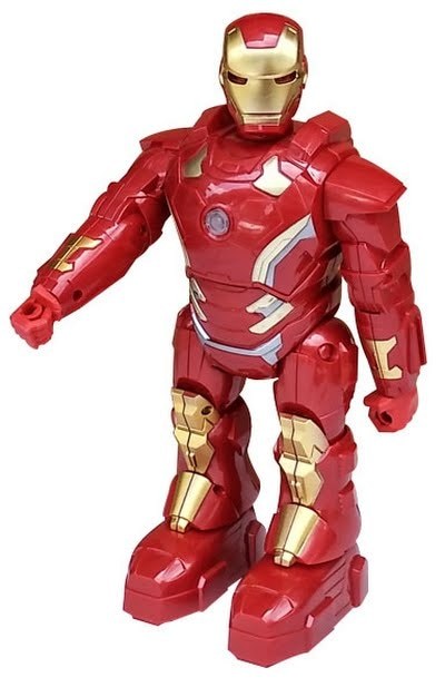 Robot Iron Man Civil War Light Sound Avengers Super Hero - Kids Toys