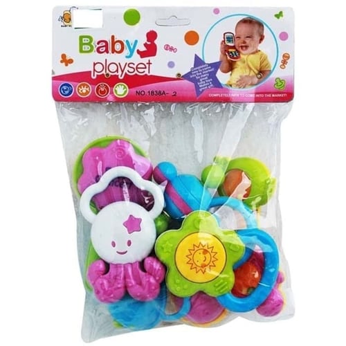 Baby Toys Rattle Playset Teether Bunyi Bunyian - Kids Toys