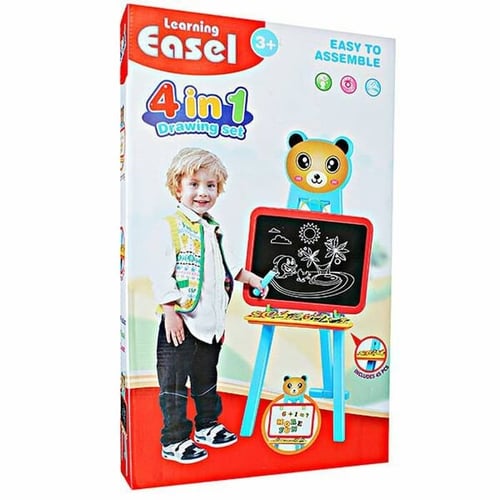 EASEL Learning 4 in 1 Papan Tulis Magnetic Board - Kids Toys