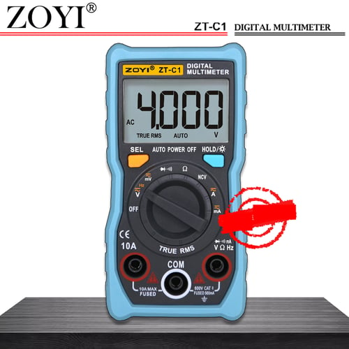 ZOYI ZT-C1 Avometer Digital NCV Diode
