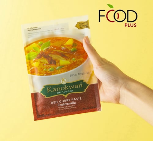 Kanokwan Bumbu Pasta Kari Merah (Red Curry Paste) 50 gr