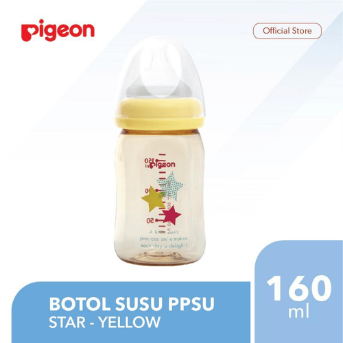 PIGEON Botol PPSU 160 Ml - Star - Yellow