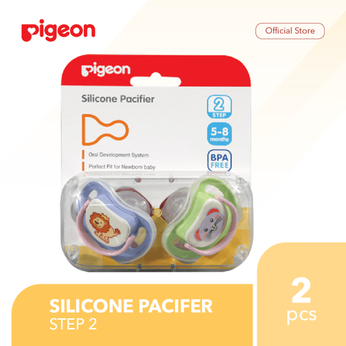PIGEON Silicone Pacifier Step 2 Isi 2 Pcs
