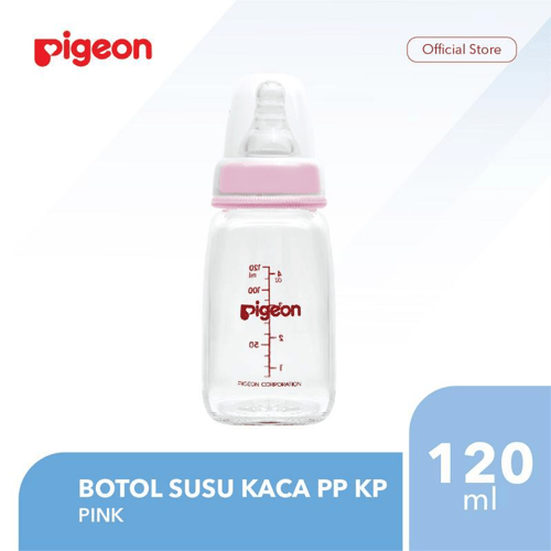PIGEON Botol Susu Kaca PP KP 120Ml - Pink