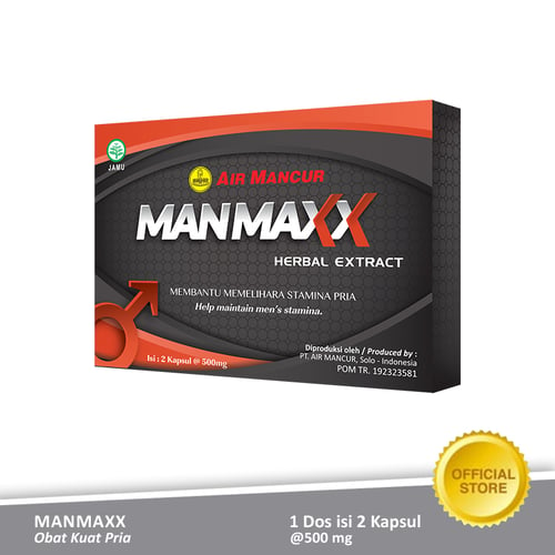 MANMAXX Obat Kuat Pria Kapsul 2x500 mg - Pack