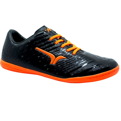 Calci Sepatu Futsal Fusion - Black Orange