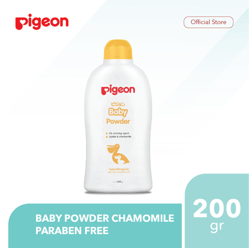 PIGEON Baby Powder Chamomile 200Gr - Paraben Free