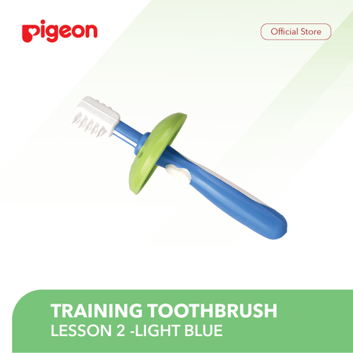 PIGEON Training Toothbrush Lesson 2 - Light Blue