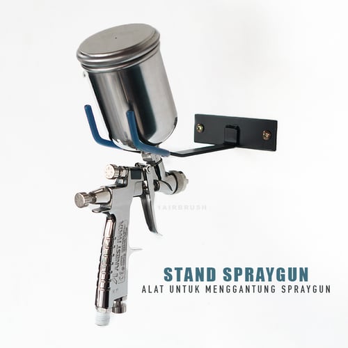 Stand Spraygun - dudukan atau gantungan Spraygun HVLP cat semprot