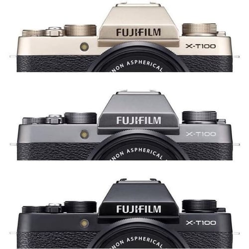 Fujifilm X-T100 / Xt100 Mirrorless Camera Kit Xc 15-45Mm + Xf35Mm F1.4 Best Seller