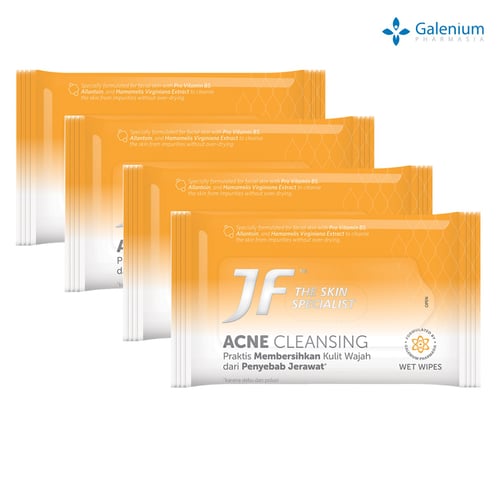 JF Acne Cleansing Wet Wipes (4 pcs)