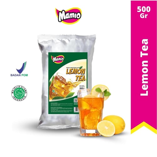 Lemon Tea Mamio Minuman Bubuk 500 gram Isi 10 pcs