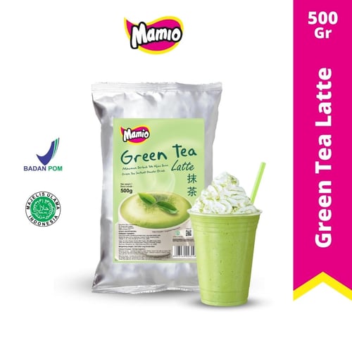 Green Tea Mamio Minuman Bubuk 500 gram