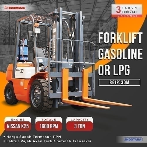 Bomac R Series Gasoline or LPG -RG(P)30M