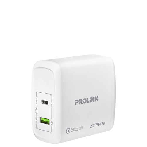 PROLINK PTC26001 Qualcomm Quick Travel Charger USB Type C