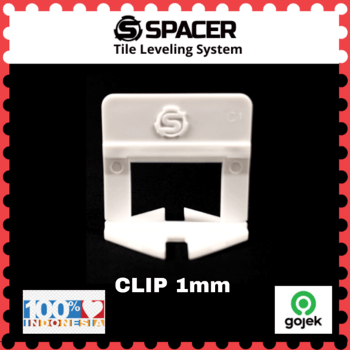 SPACER Clip 1mm  Tile Leveling System