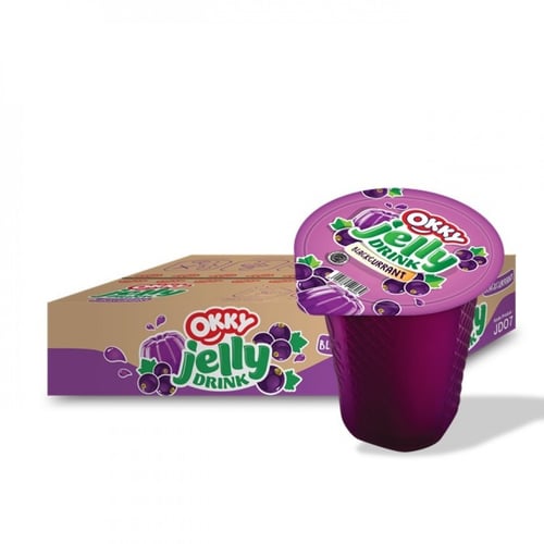 OKKY Jelly Drink Anggur 24 x 150 ml (free ongkir min belanja Rp 1000 000 di mix dgn yg lain).