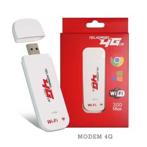 TELKOMSEL Modem Wifi with USB Dongle 4G LTE 300 MBps