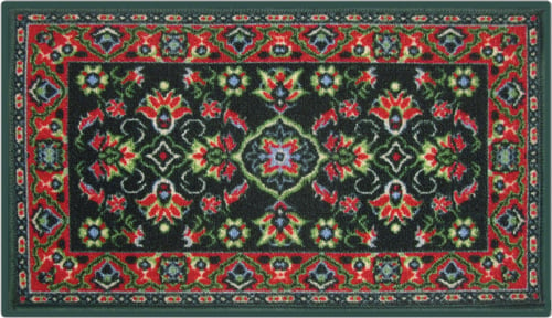 ARTSY Pattern Mix Ethnic Door Mat Keset Green 40 x 70 cm