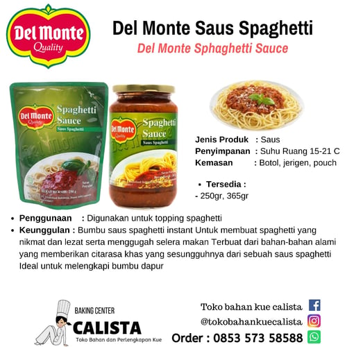 DELMONTE Saus Spaghetti