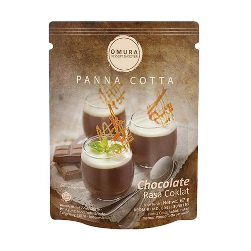 OMURA Dessert Panna Cotta Chocolate 87 -Dus
