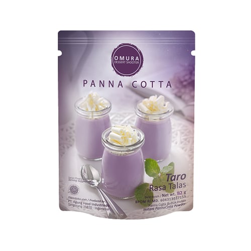 OMURA Dessert Panna Cotta Taro 82 gr-Dus