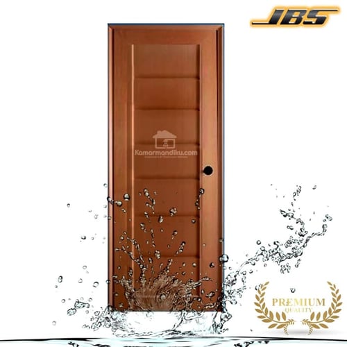 JBS Prime Pintu Kamar Mandi PVC 70 X 195 cm - Coklat