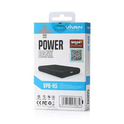Powerbank vivan VPB-H5 powerbank 5000mAh Light & Compact