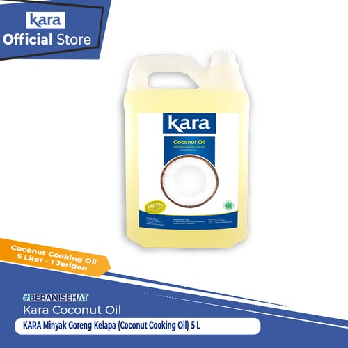 KARA Minyak Goreng Kelapa (Coconut Cooking Oil) 5L - 1jerigen