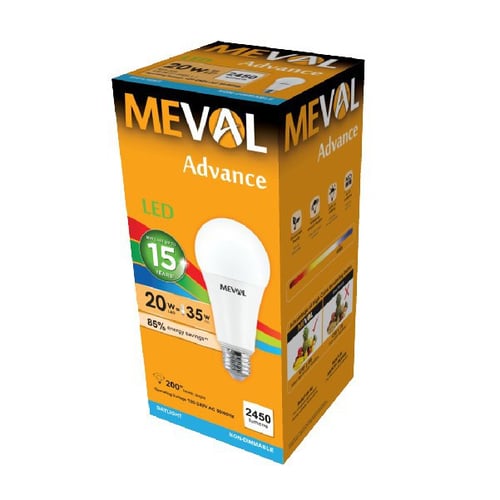 Meval LED Bulb 20W - Putih