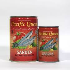 Pasific Queen Sarden Saos Tomat (425gr x 24) dijual per Karton dan produk lainnya