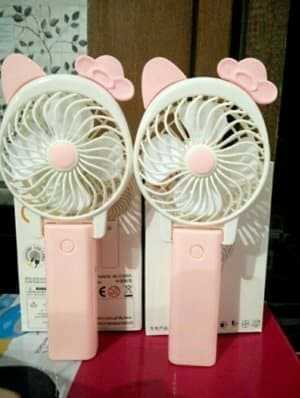 Handy Mini Fan Kipas Angin Tangan Motif Kuping Mickey USB