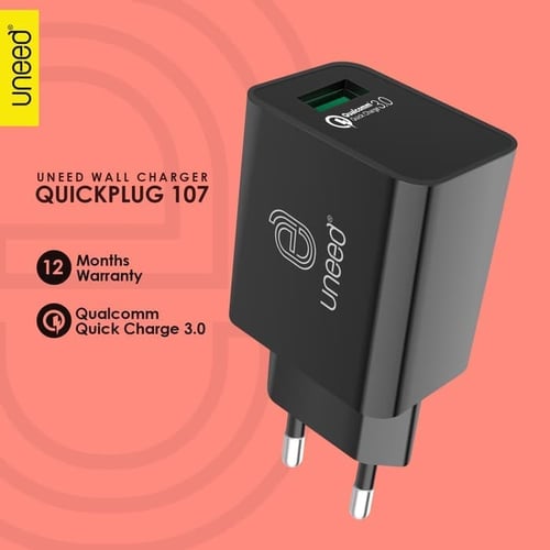UNEED UCH107 Wall Adaptor Charger Qualcomm Quick Fast Charge 3.0
