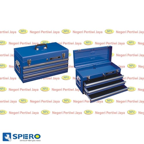 Spero Hand Carry 3 Drawer Tool Box - Kotak Alat Perkakas