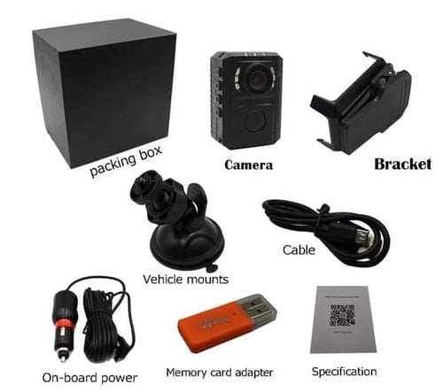 Mini Body Worn Camera - WiFi Wireless Security Personal Camera HD