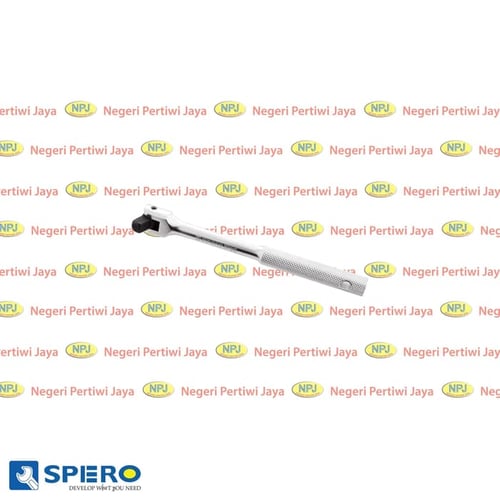 Spero Flexible Handle 3/8 x 8 Inch - Gagang Kunci Shock Fleksibel