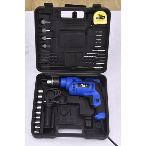 Mesin Bor Listrik Set H&L 13mm Impact Drill Box Set Komplit HL