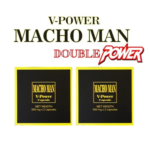 MACHO MAN V-Power Supplement Herbal 2 Kotak