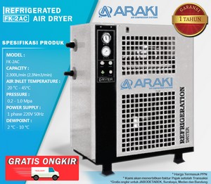 Refrigerant Air Dryer Araki FK-2AC - FREE 3 MICRO FILTER
