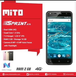 MITO A19 RAM 2/16 GB 4G LTE