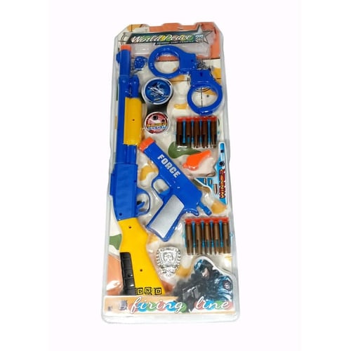 World Peace Police Gun Set Perlengkapan Senjata Polisi Kids Toys