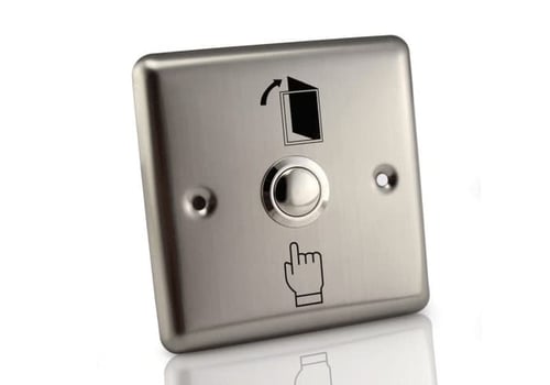 Exit Button Stainless Besar Access Door Control Push Bell Pintu
