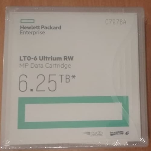 HP LTO6 LTO-6 Ultrium 6.25TB MP RW Data Cartidge