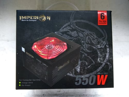 Power Suplay PSU Gaming Imperion 550w 6pin