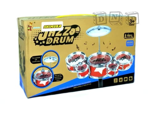 Jazz Drum Set Mini Alat Musik Cymbal Music - Kids Toys
